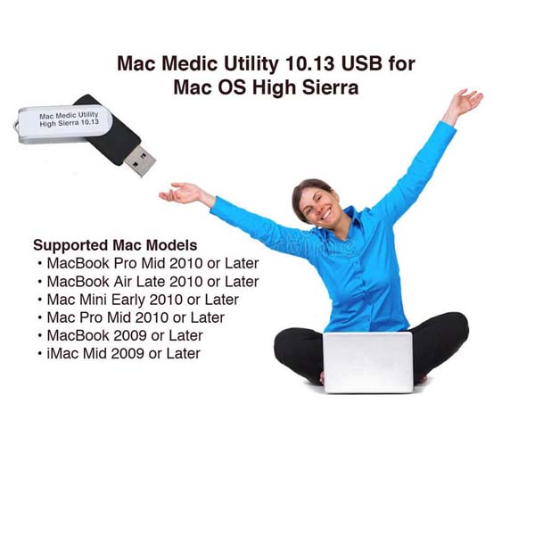 MacOS High Sierra, USB, Stick Boat, Bootable, 10.13, Bootable